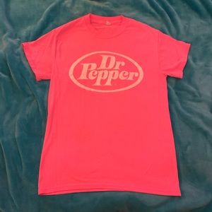 Neon pink Dr.Pepper t-shirt